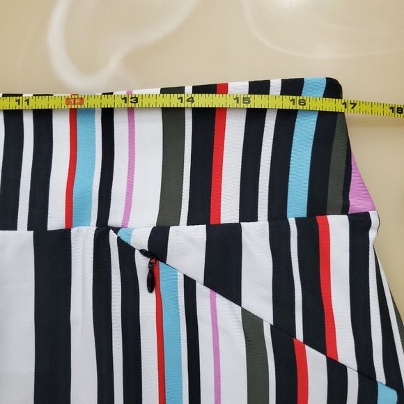 Tail Meadow Collection Honor Variegated Striped Flounce Skort - Picture 14 of 16